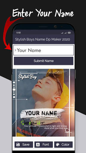 Stylish Boys Name DP Maker 2021 screenshot 2