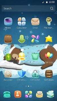 Sweet Night CM Launcher Theme screenshot 3