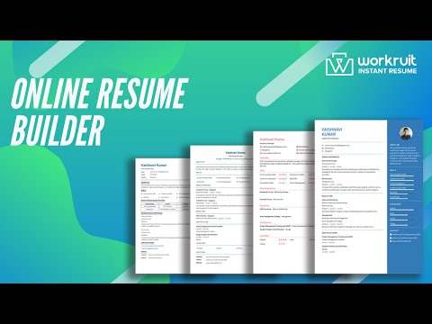 Resume Builder Online CV Maker Download PDF Free screenshot 1