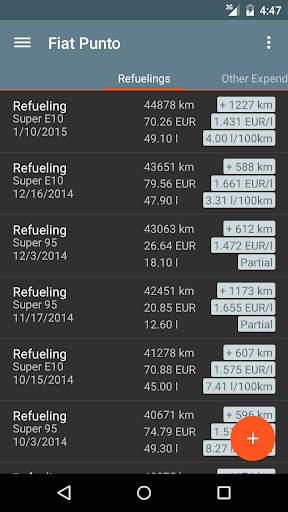 Car Report screenshot 2