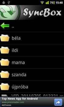Wifi Dropbox Lite screenshot 2
