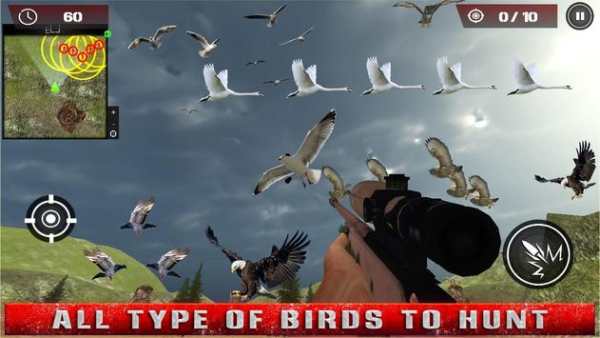 Flying Birds Hunting 3D: Eagles Pigeon Duck Hunter screenshot 2