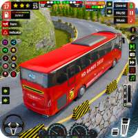 Uphill Mountain Bus Driving 3d logo
