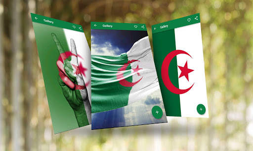 Algeria Flag Wallpaper - الجزائر‎ علم screenshot 1