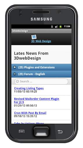3D Web Design old version screenshot 2