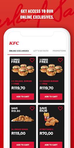 KFC South Africa screenshot 2