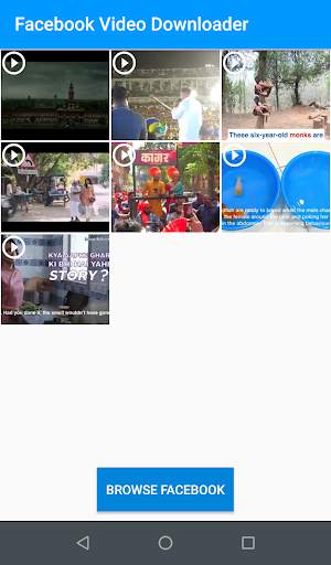 Video downloader for Facebook : FB video download screenshot 1