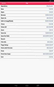 Shortcuts for Photoshop CS6 screenshot 9