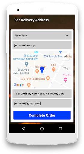 King Burger delivery app скриншот 4