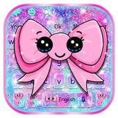 Cute Kawaii Bow keyboard 10001002