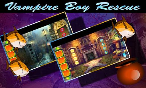 Best Escape Game 433 Vampire Boy Rescue Game screenshot 2