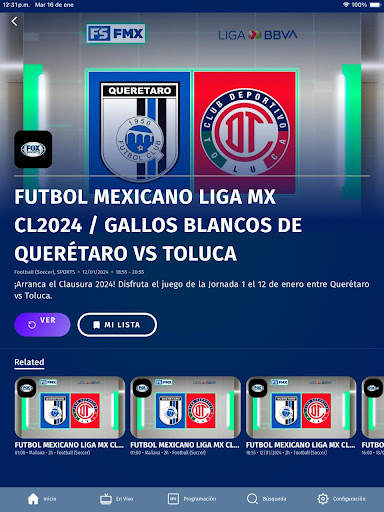 FOX Sports MX 7 تصوير الشاشة