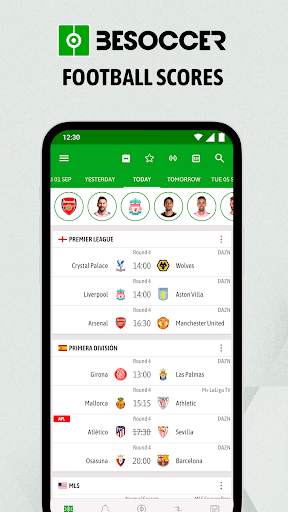 BeSoccer - Fußball Ergebnisse screenshot 1