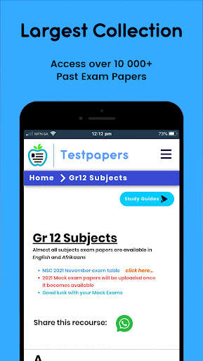 Testpapers screenshot 3