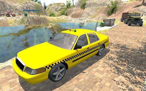Real Taxi Driving Simulator: Taxi Car Game 2021 screenshot 1