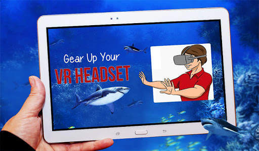 Angry big Shark Virtual Reality ( VR ) स्क्रीनशॉट 1