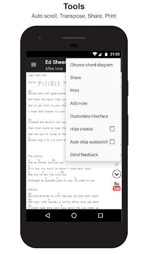 Guitar chords and tabs screenshot 3