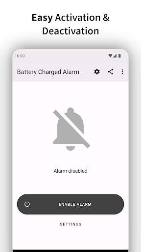 Full Battery Charge Alarm screenshot 1