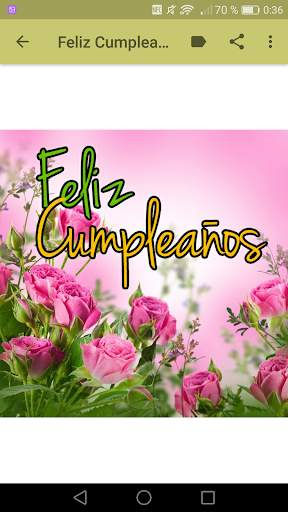 Feliz Cumpleaños Con Flores screenshot 11
