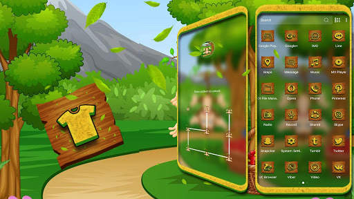 Hanging Monkey Tree Launcher Theme screenshot 4