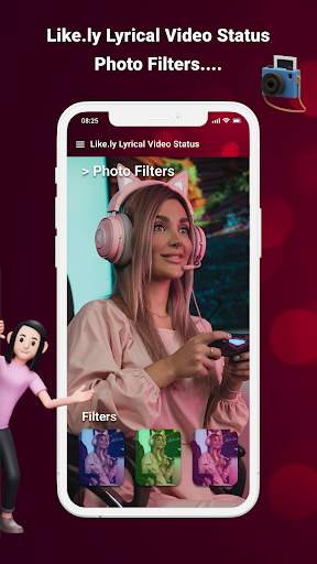 Like.ly: Lyrical Video Status screenshot 1