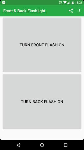 Front and Back Flashlight screenshot 1