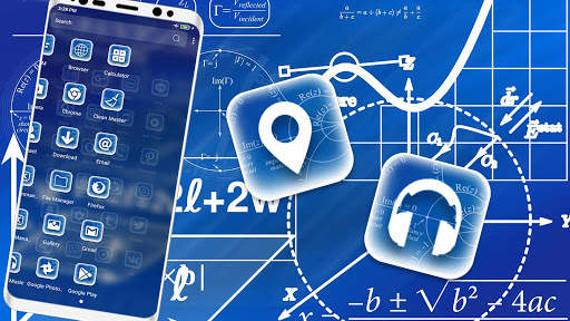 Math Geometry Launcher Theme screenshot 3