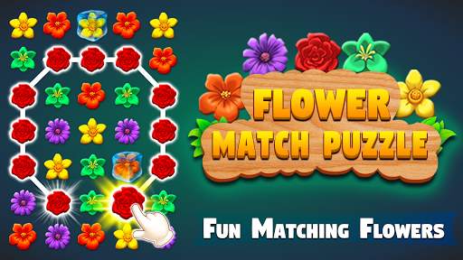 Flower Match Game Flower Merge screenshot 5
