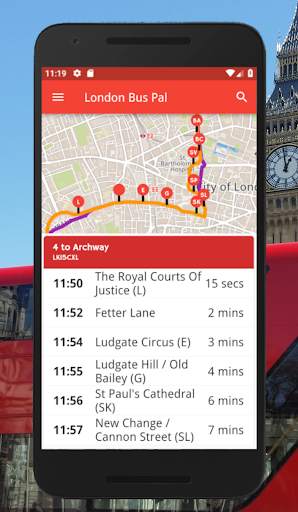 London Bus Pal: Live arrivals screenshot 5