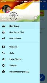 Indian Messenger Free Voice Calling And Chatting screenshot 1