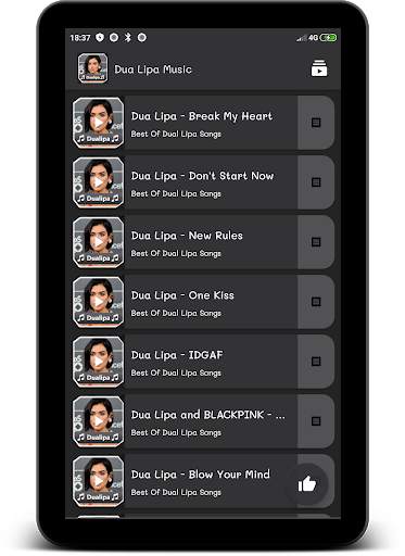 Dua Lipa Music Offline ( Best Songs) screenshot 3