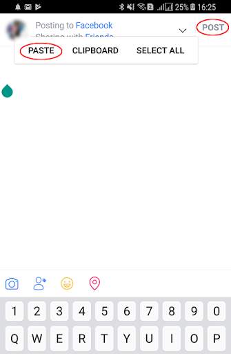 Blank Status for Facebook screenshot 2
