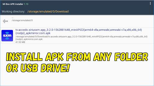 Mibox APK installer Android TV screenshot 2
