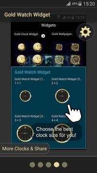 Gold Watch Widget screenshot 7