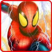 Spider fighting man