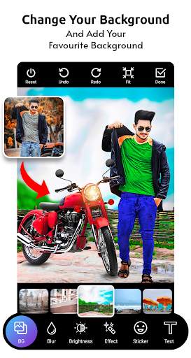 Bullet Bike Photo Editor 3 تصوير الشاشة