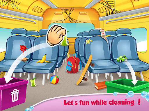 School Bus Wash & Repair Game screenshot 6