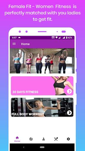 Female Fit - Women Fitness Workout screenshot 1