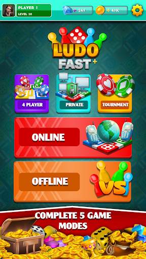Multiplayer Dice Ludo Games screenshot 1