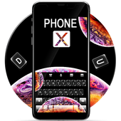 3D Keyboard for Phone XS أيقونة