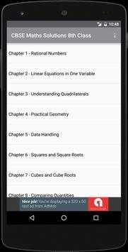 CBSE Maths Solutions 8th Class screenshot 2