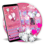 Pink Diamond Keyboard icon
