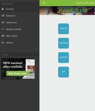 Neteller Online screenshot 2