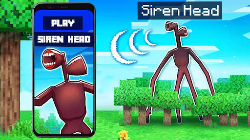 Siren Head game for Minecraft screenshot 4