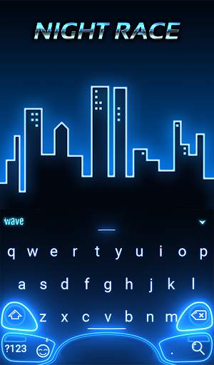 Night Race Animated Keyboard   screenshot 2