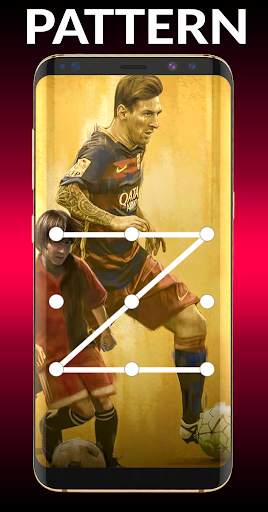 Lock Screen for Messi & Wallpapers 2 تصوير الشاشة