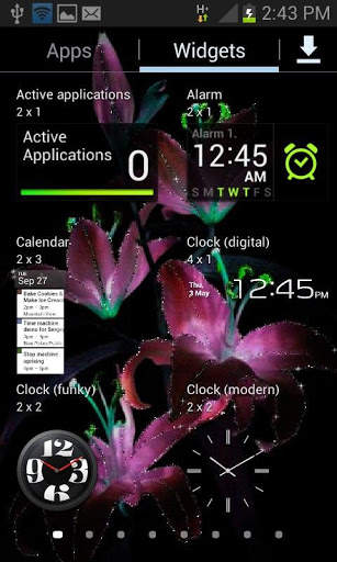 Purple Flowers Live Wallpaper screenshot 3