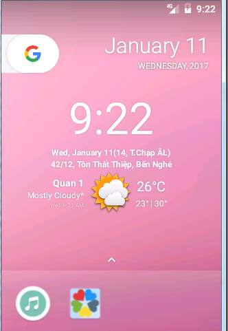 Weather Clock Widget screenshot 1