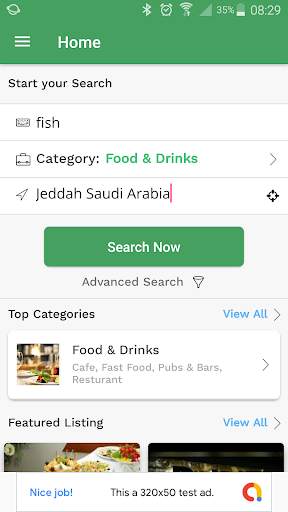 diners booking app screenshot 1