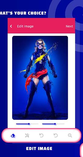 Superhero Photo Suit Editor screenshot 3